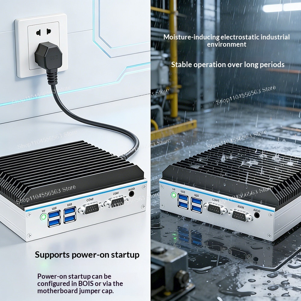 Mini-Industrie-PC N100 Quad-Co – Fanless Industrial Pc Rs485 Core I7 Bewertung und Preis