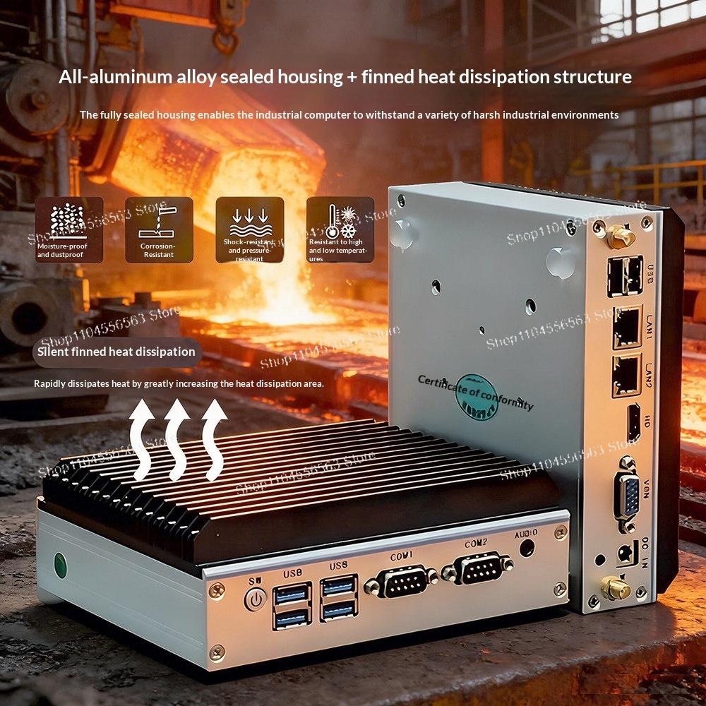 Mini-Industrie-PC N100 Quad-Co – Fanless Industrial Pc Rs485 Core I7 Bewertung und Preis