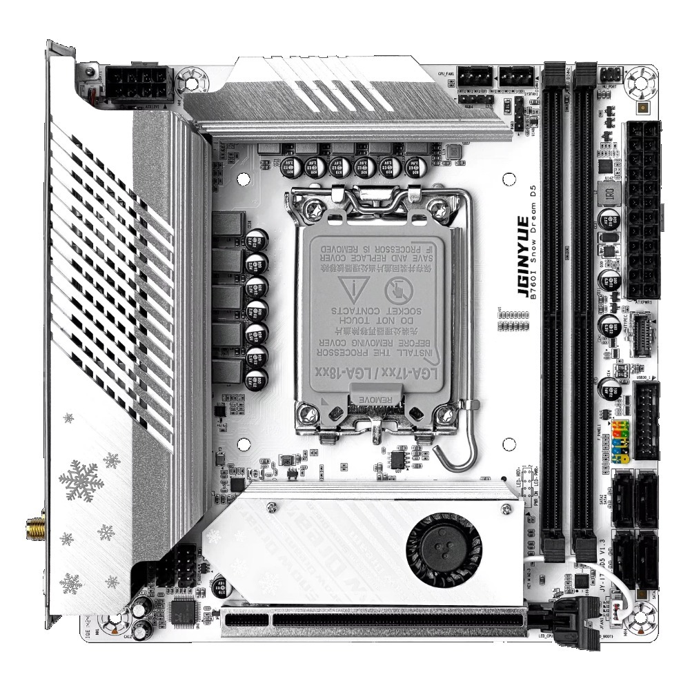JGINYUE B760i-Snow Dream Mothe – Lga1700 Itx Motherboard Ddr5 Bewertung und Preis
